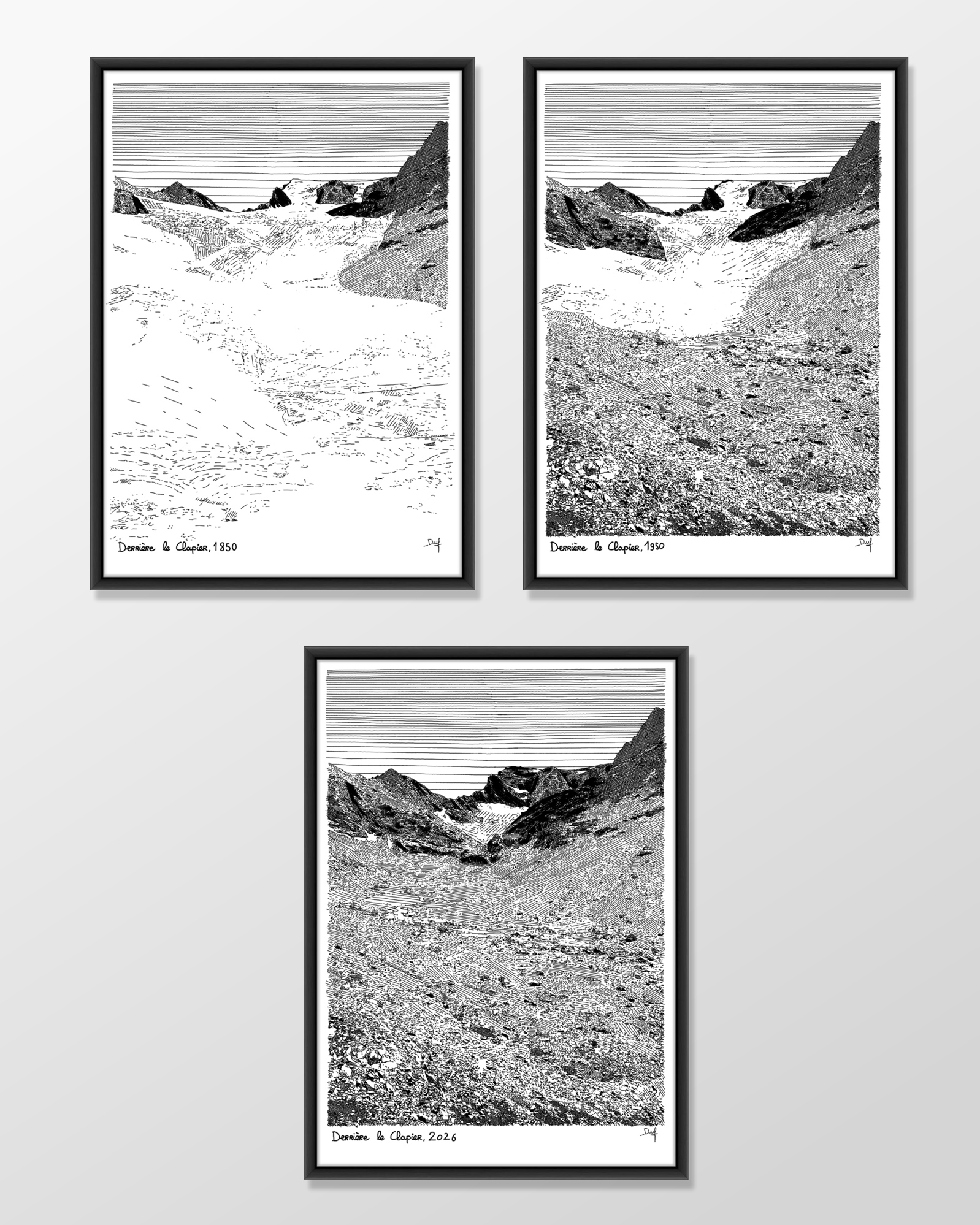 Evolution, derrière le Clapier (triptych) - Image 1