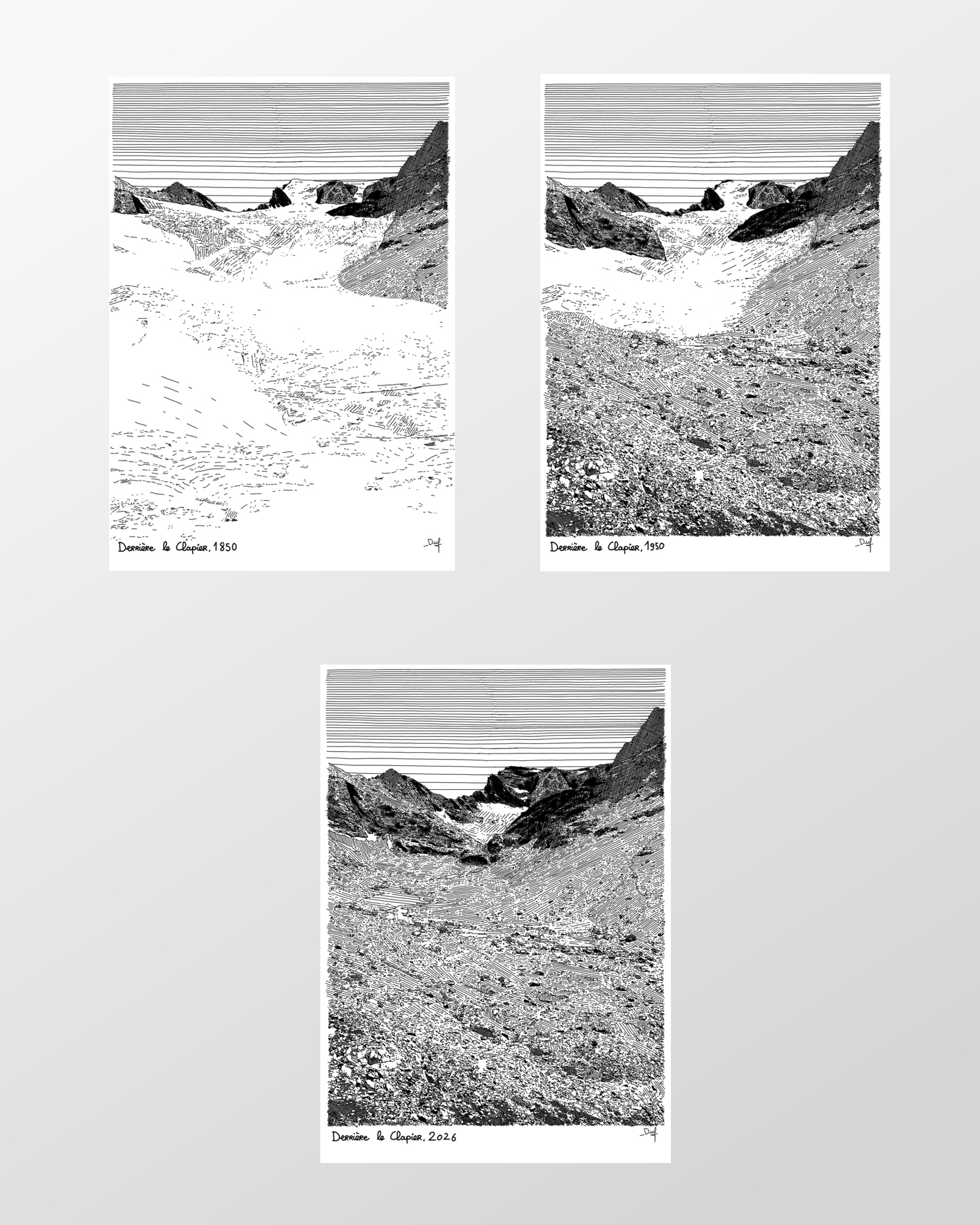 Evolution, derrière le Clapier (triptych) - Image 2